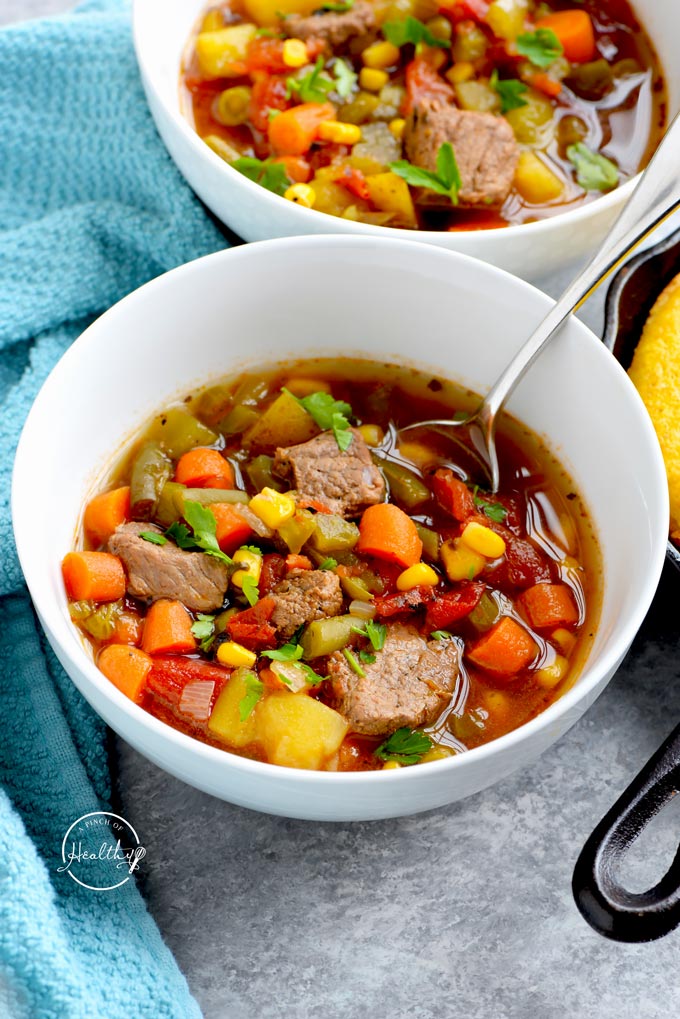 Instant Pot Vegetable Beef Soup