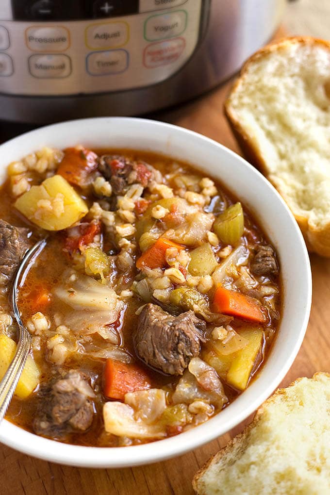 Beef Barley Vegetable Soup
