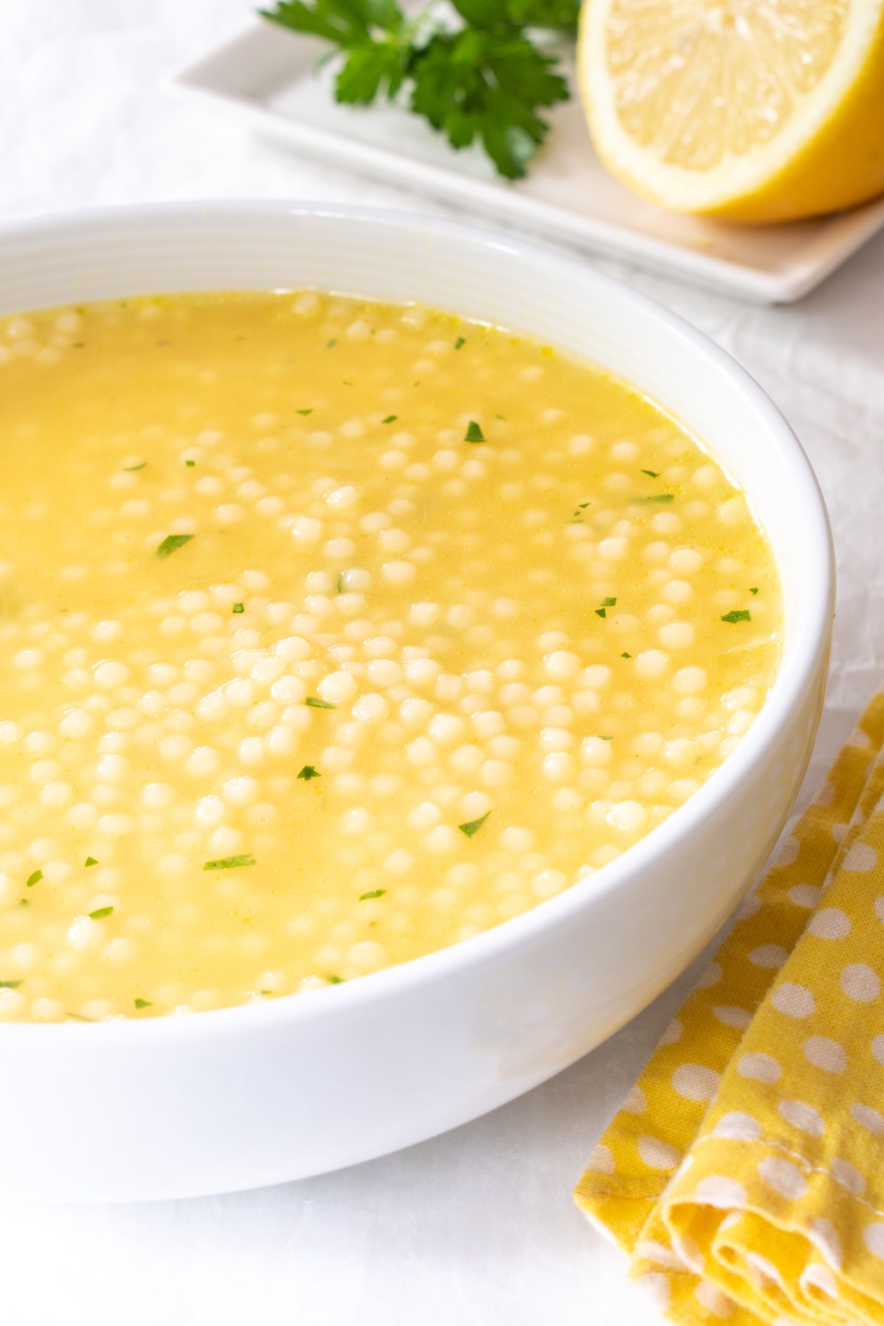 Pastina with Asparagus and Lemon