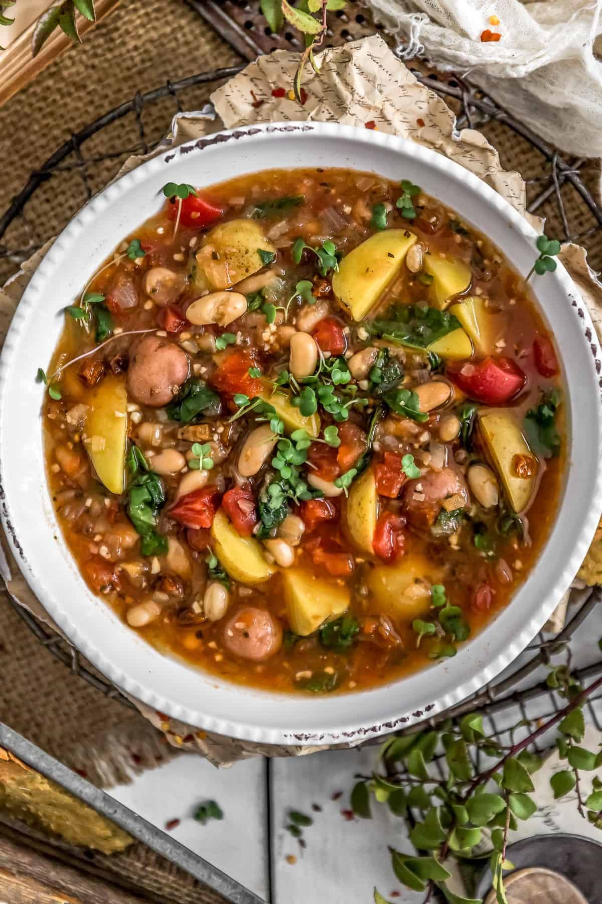 Potato Soup With Sun-Dried Tomatoes