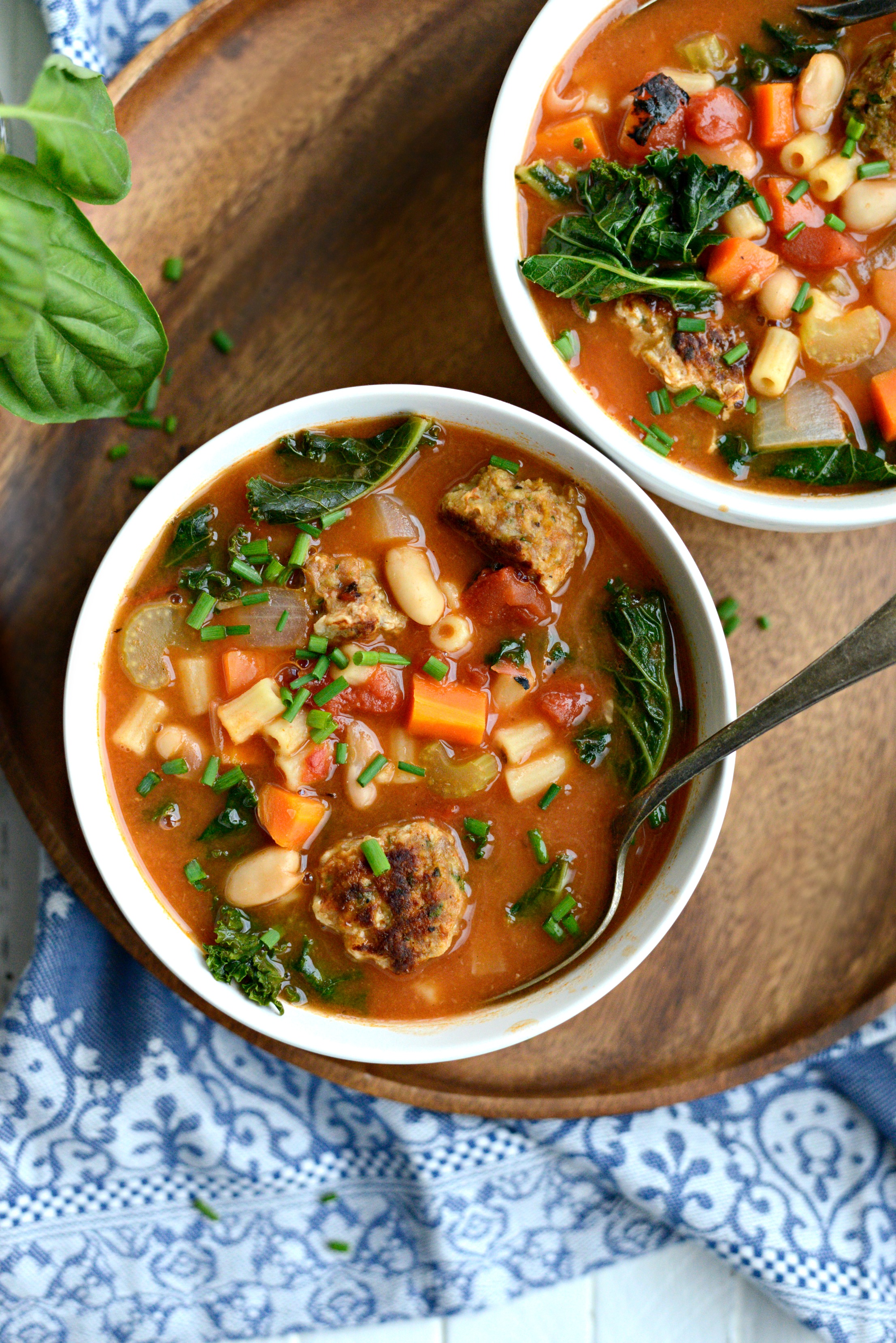 Turkey Meatball Minestrone