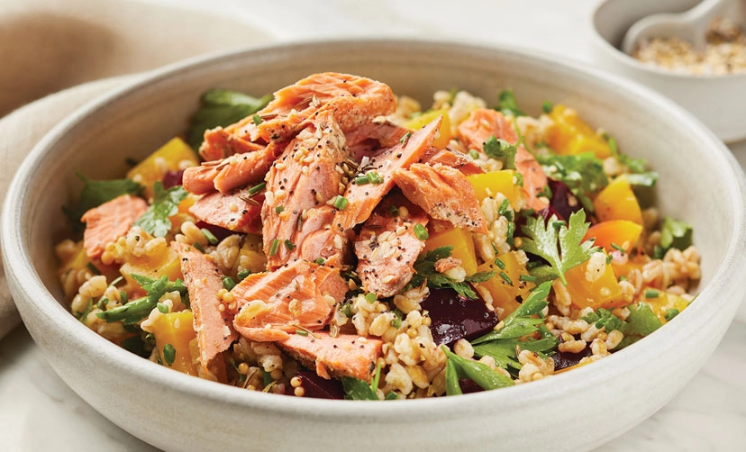 Smoked Salmon Grain Bowl