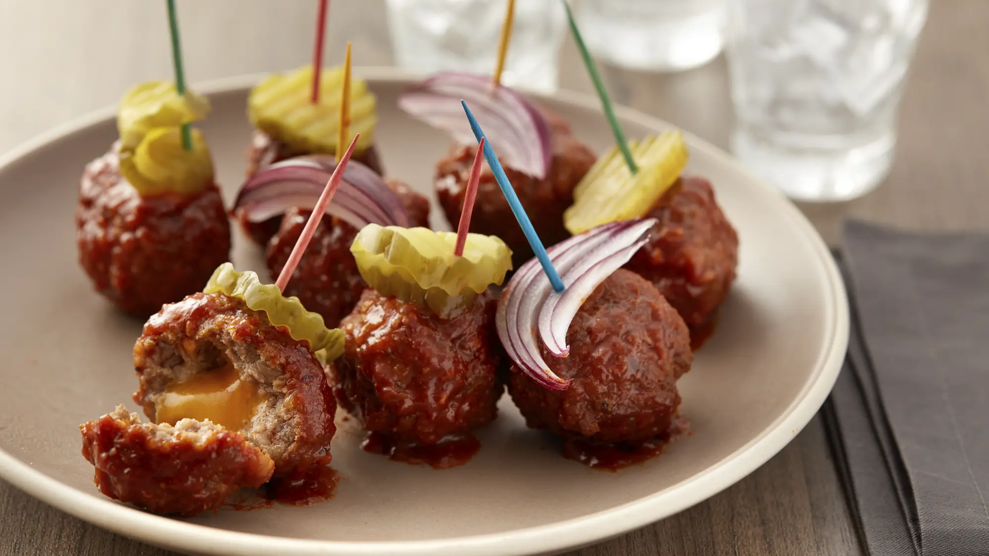 BBQ Bacon Cheddar Meatballs