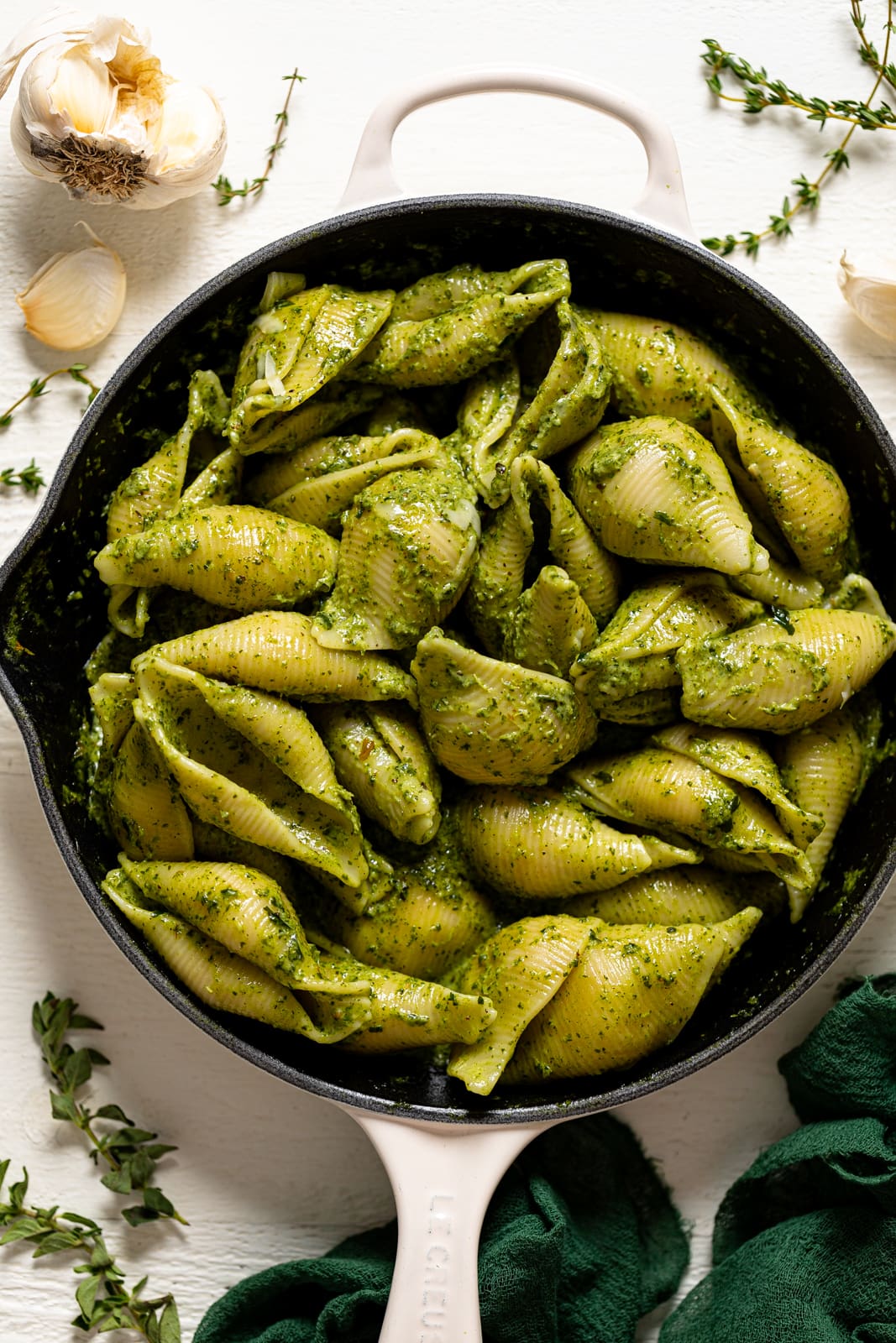Garlic Kale Shells