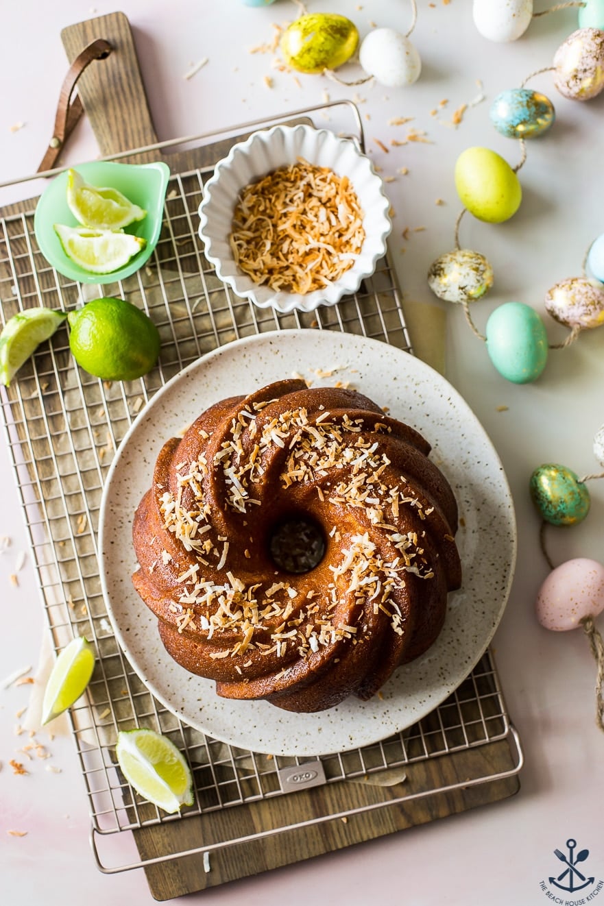 Key Lime Coconut Bundt
