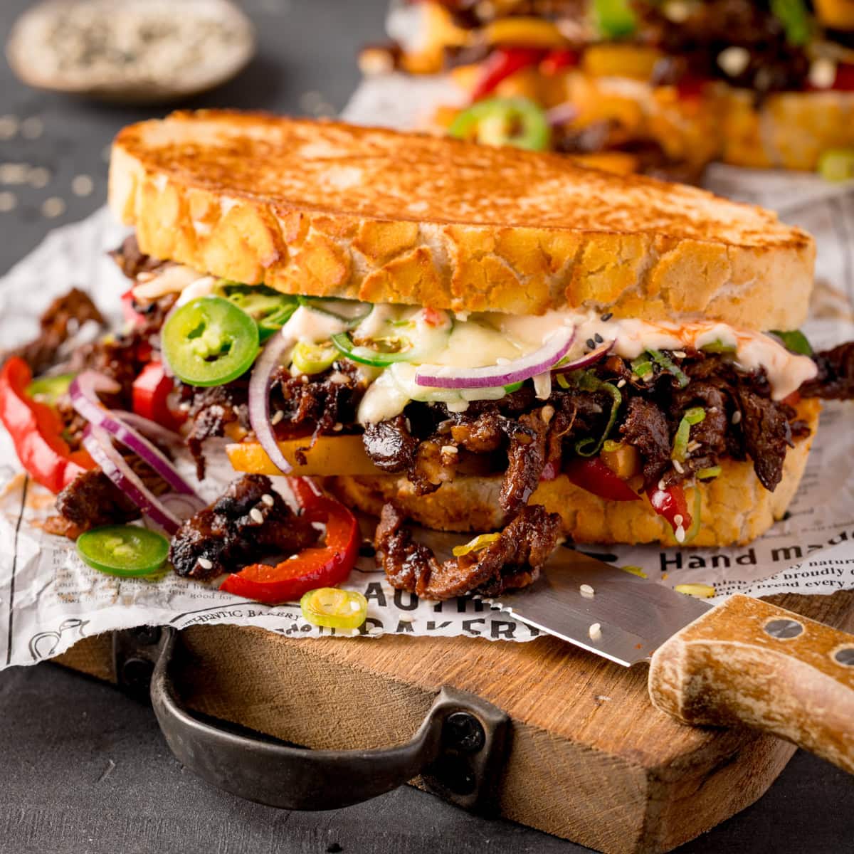 Korean Beef Sandwiches