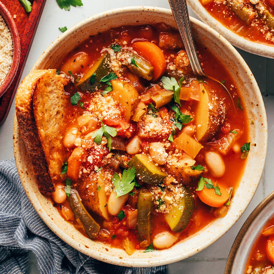 White Bean and Vegetable Minestrone