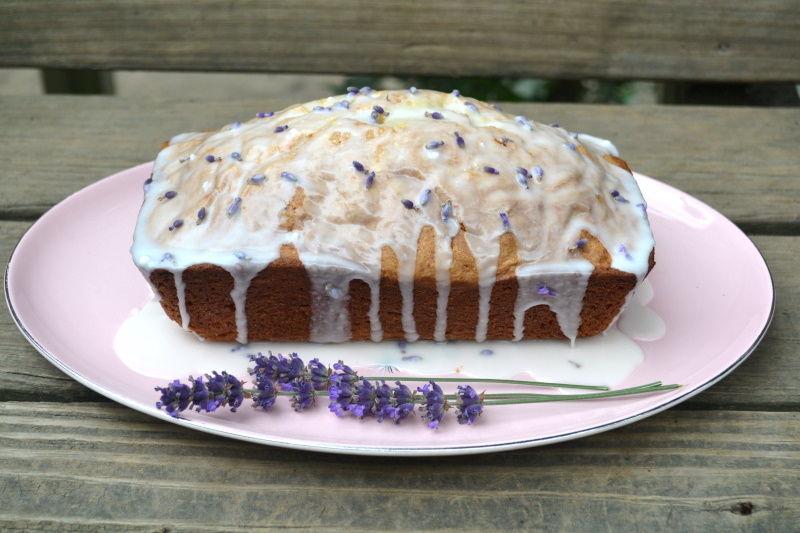 Lavender Pear Pound Cake