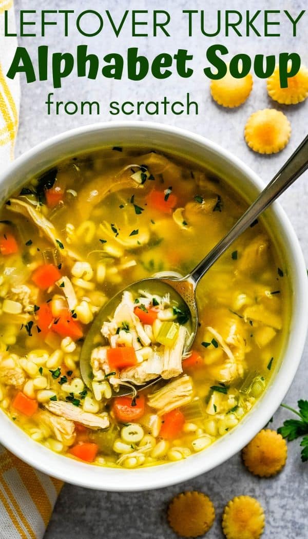 Turkey Alphabet Soup