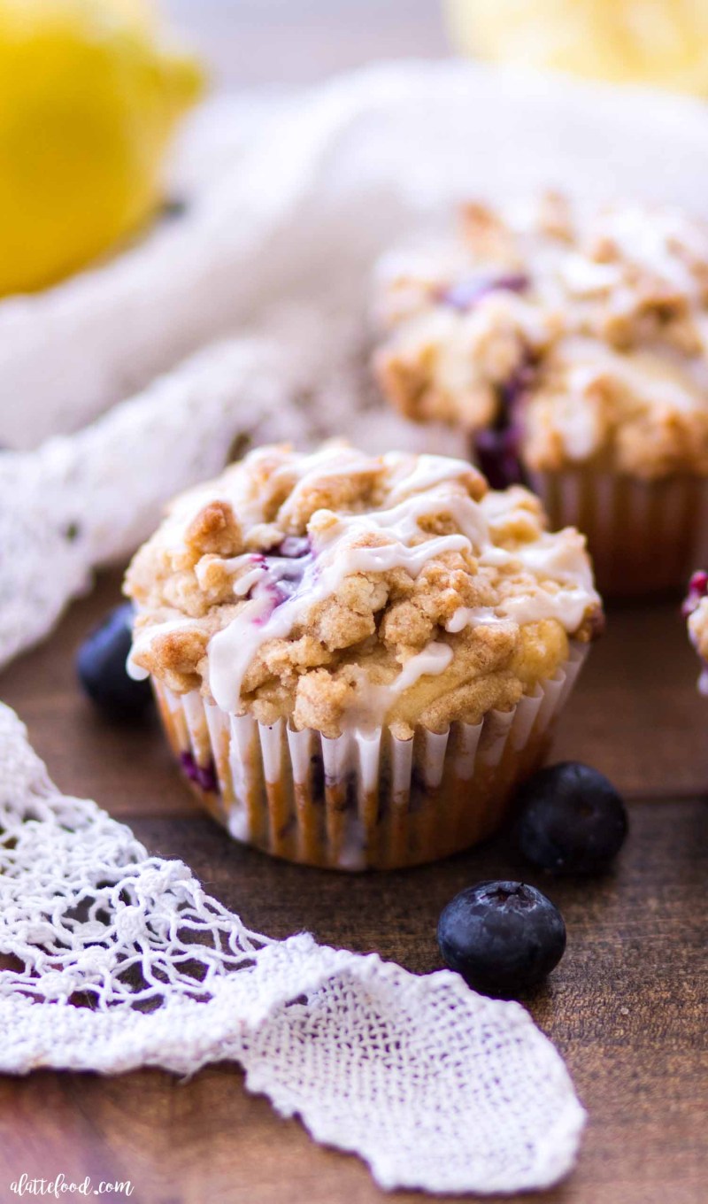 Lemon Blueberry Muffin Cakes