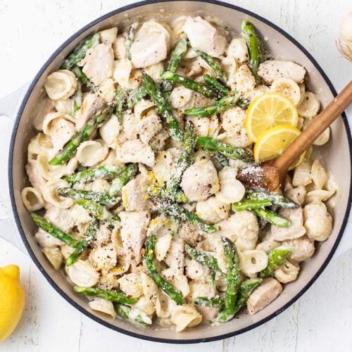 Asparagus and Lemon Chicken Pasta
