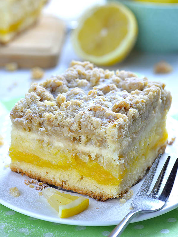 Lemon Sour Cream Coffee Cake
