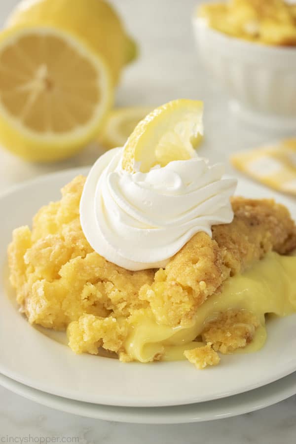 Lemon Pudding Dump Cake