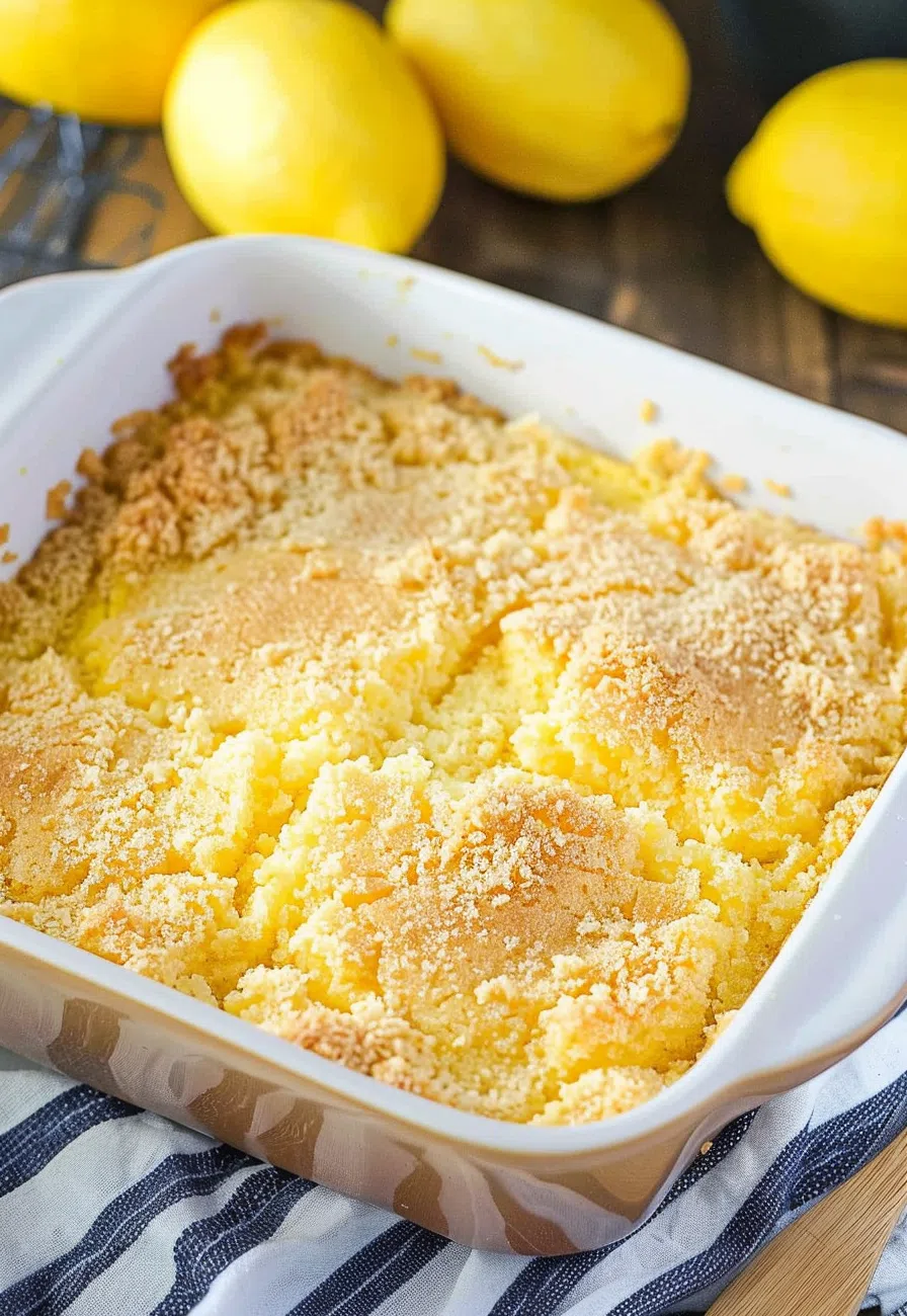 Gluten-Free Lemon Dump Cake