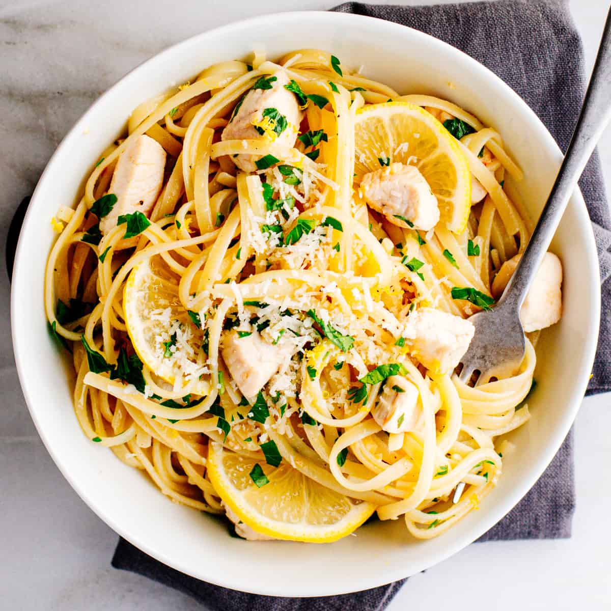 Lemon Garlic Butter Pasta
