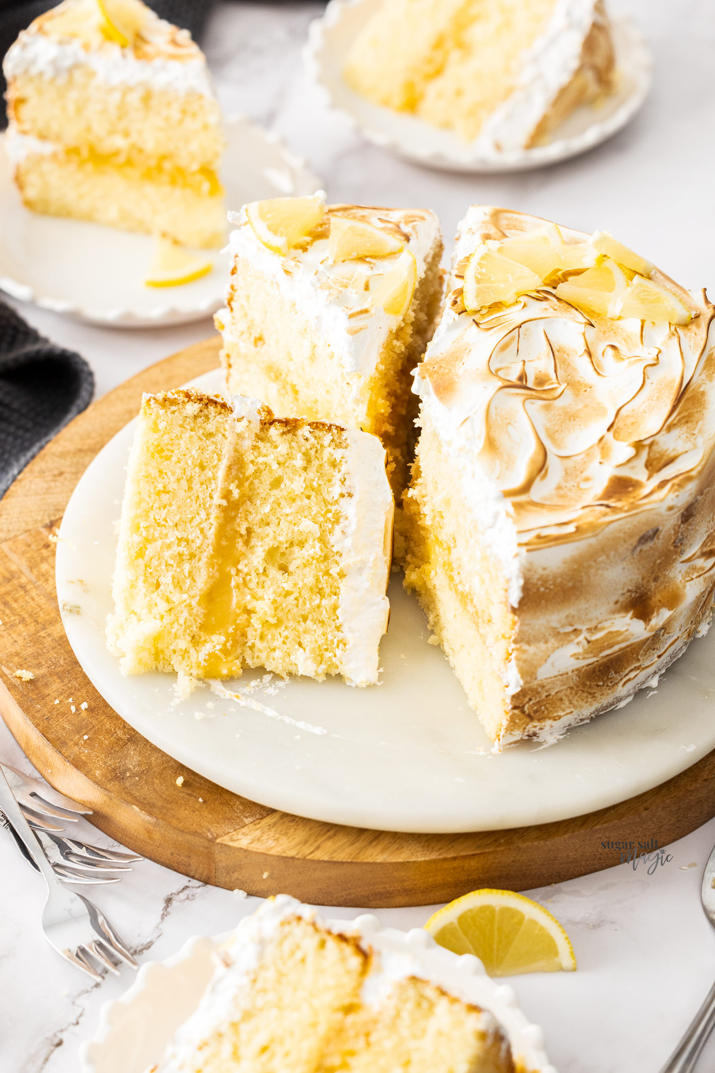 Lemon Meringue Layer Cake