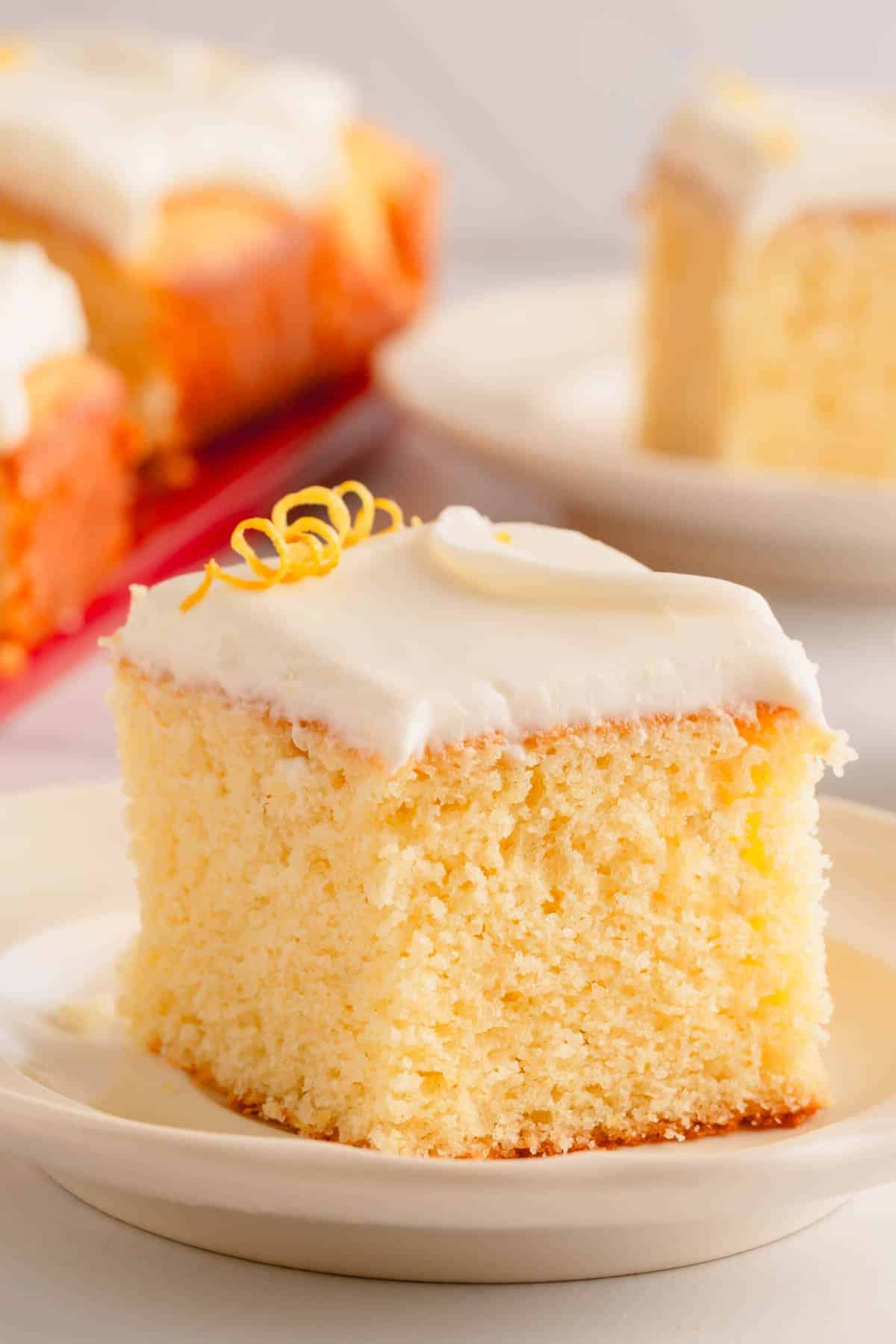Lemon Zest Sheet Cake