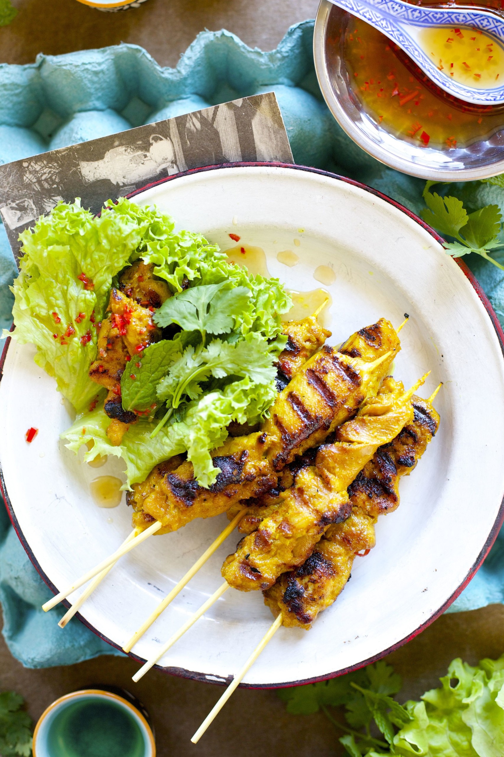 Lemongrass Chicken Skewers