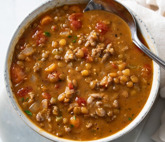 Lentil and Sausage Stew