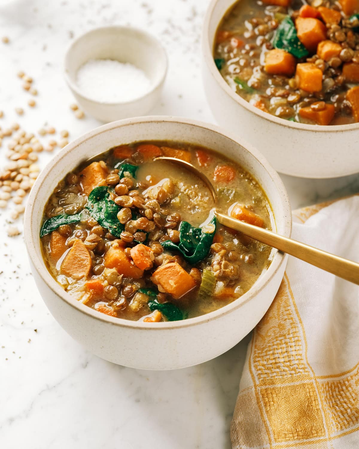 Lentil Soup with Sweet Potato