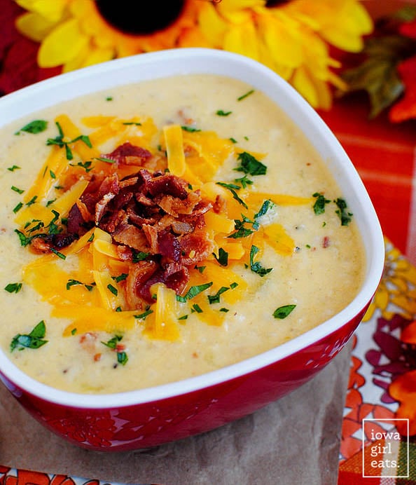 Cauliflower Cheddar Chowder