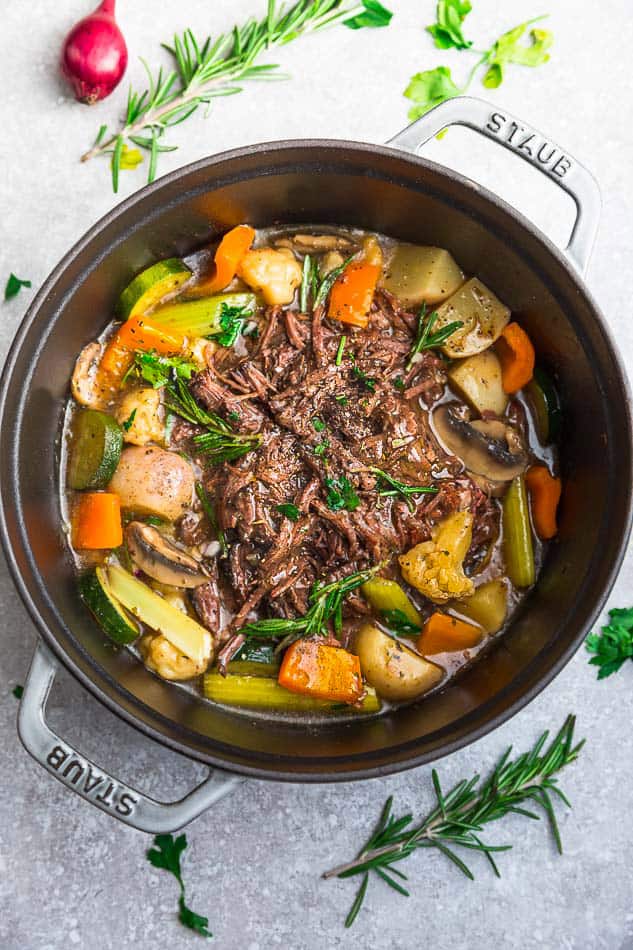 Beef Chuck Roast with Root Vegetables