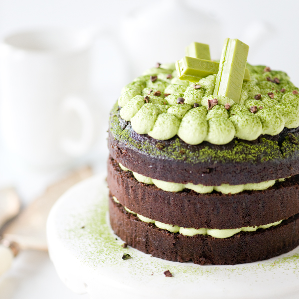 Chocolate Matcha Cake