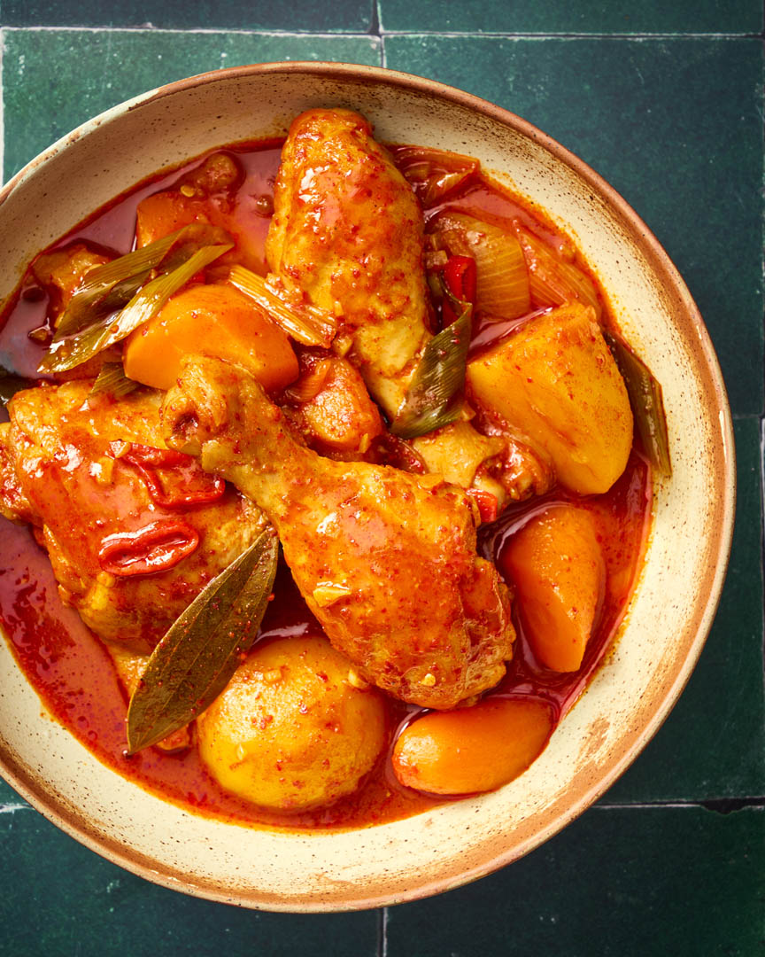 Korean Gochujang Chicken with Potatoes