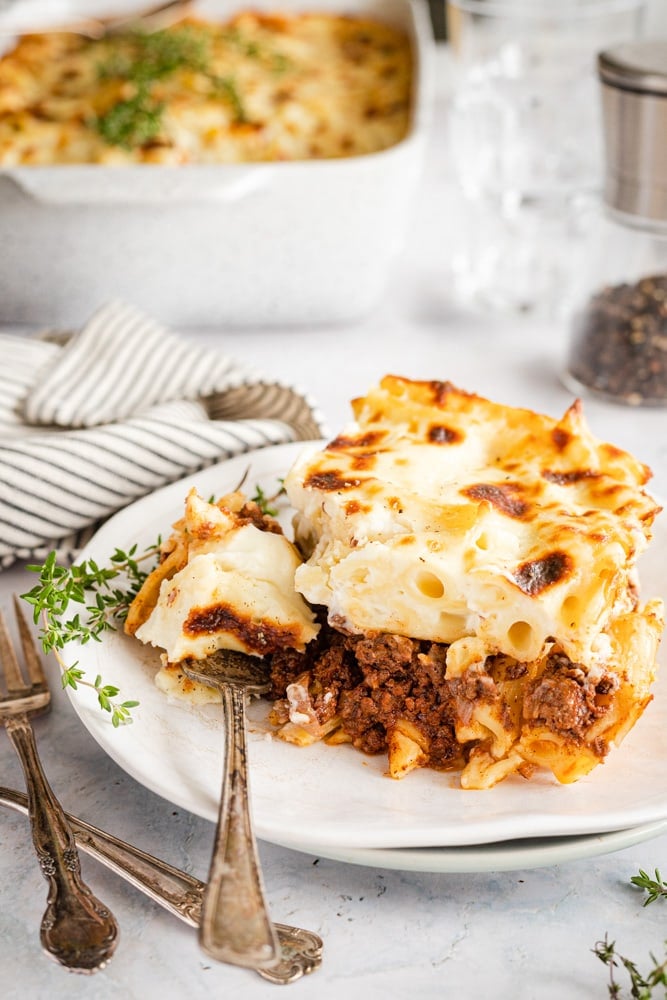 Baked Pasta with Bechamel