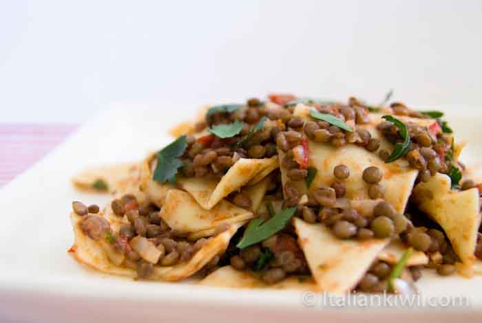 Maltagliati with Lentils