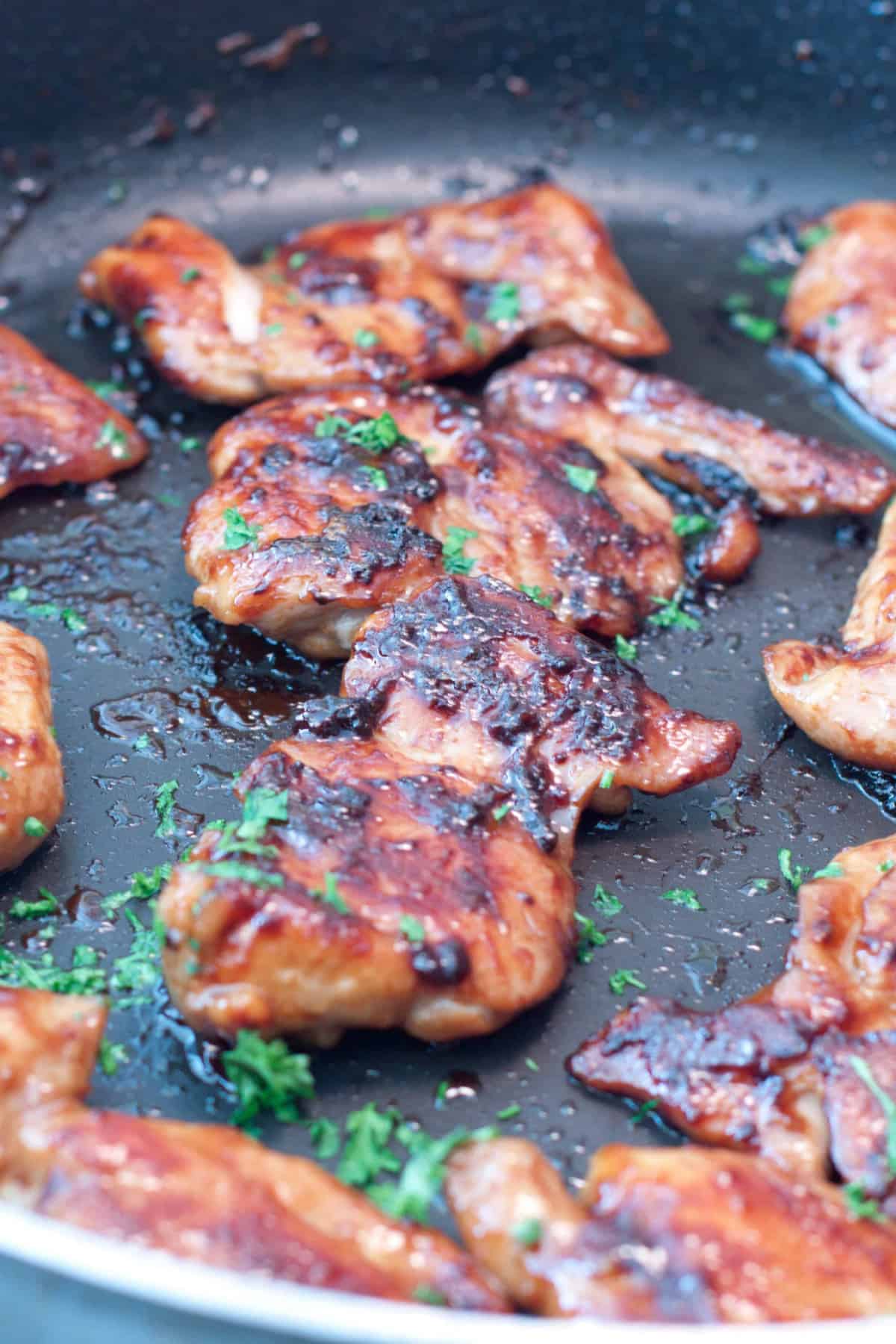 Maple Glazed Chicken Thighs