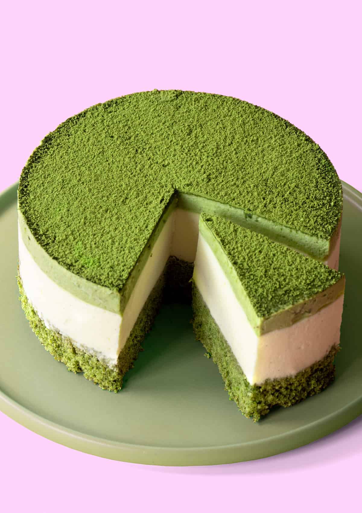 Matcha White Chocolate Custard