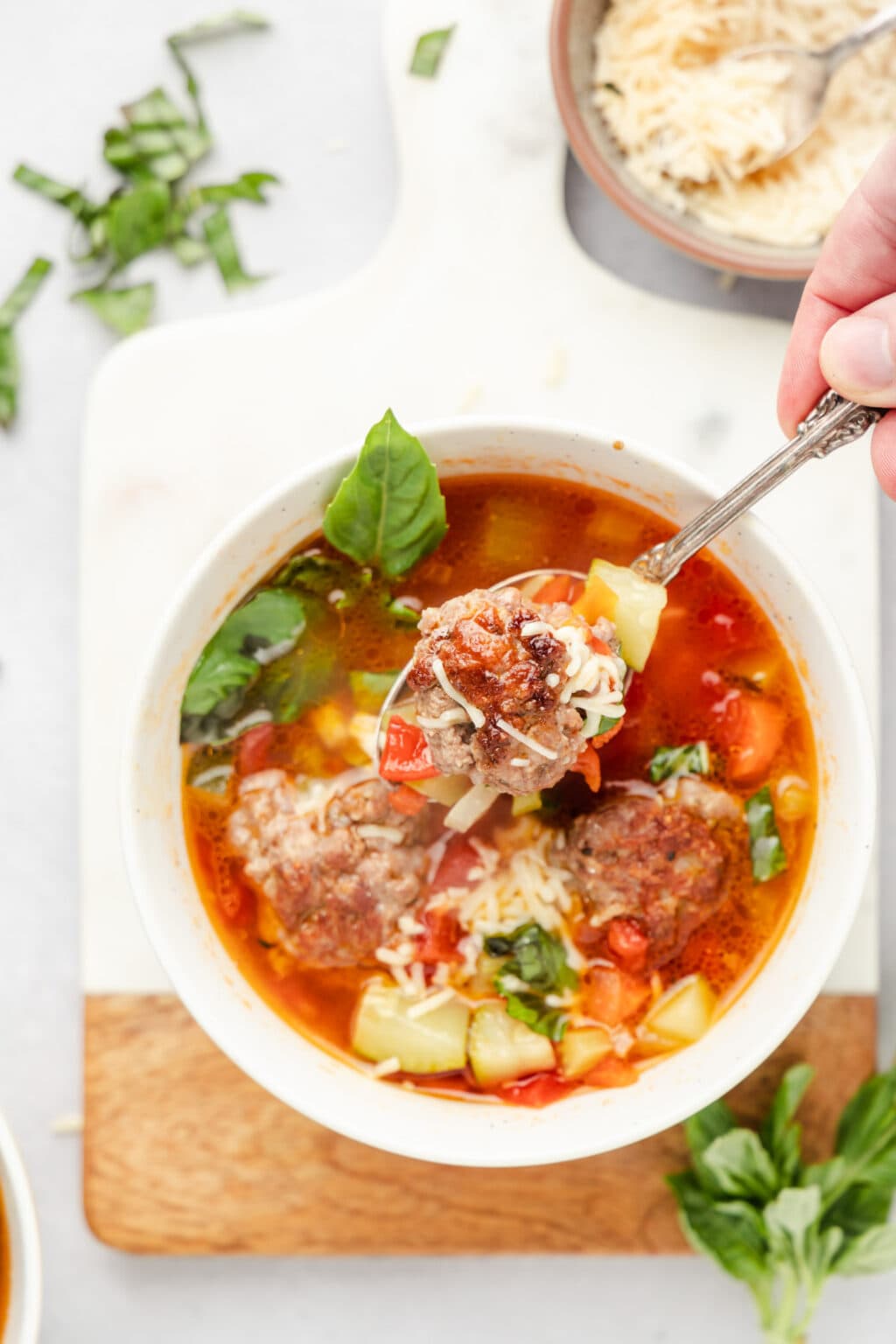 Turkey Meatball Minestrone