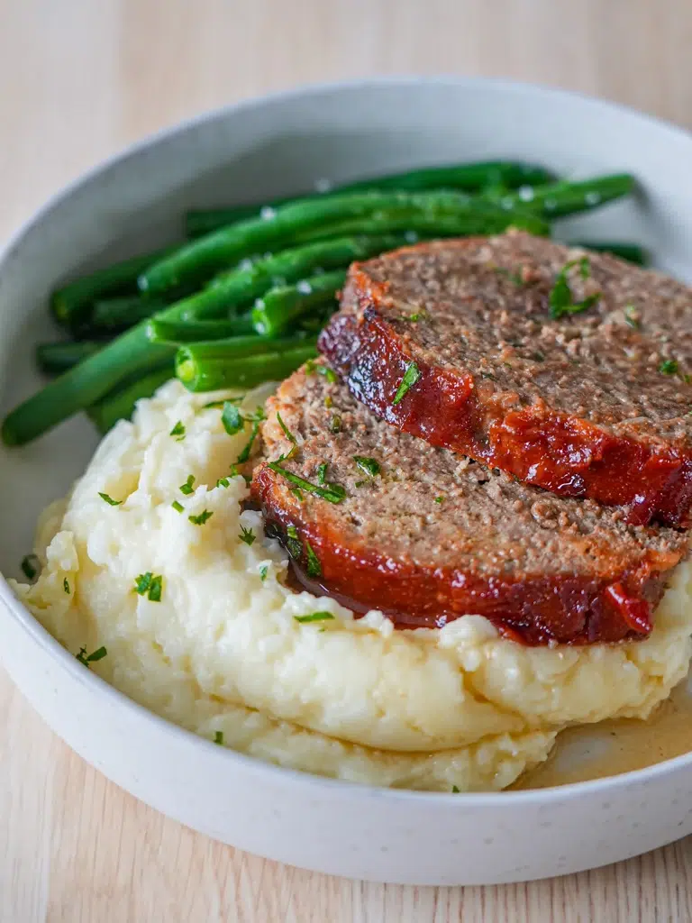 Beef Meatloaf with Tomato Glaze