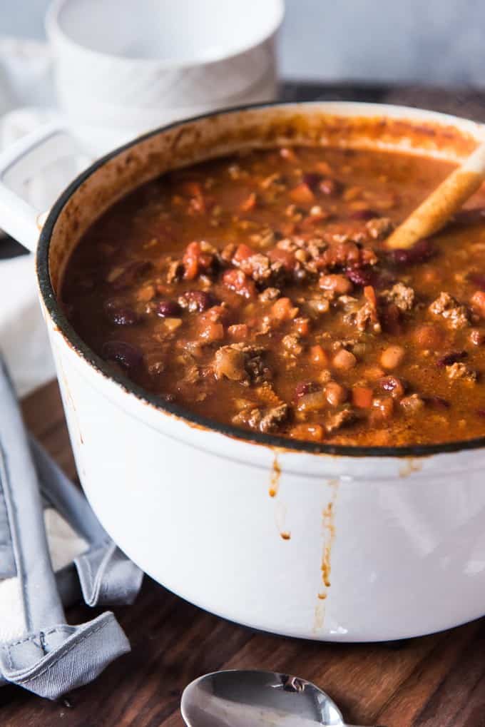 Beef Mushroom Chili