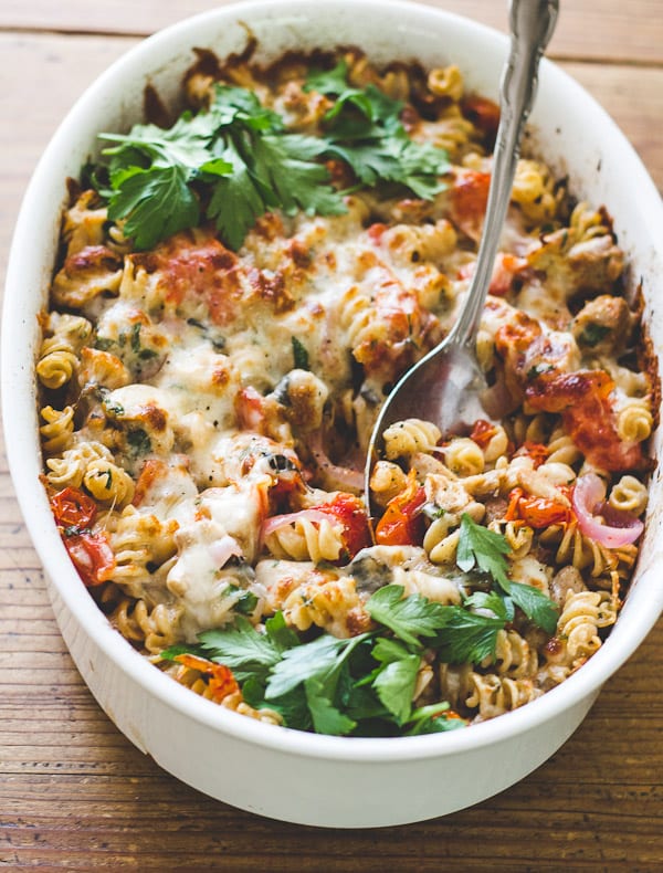 Mediterranean Roasted Chicken Pasta