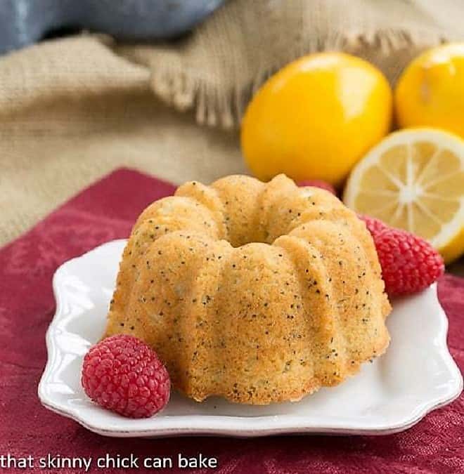Meyer Lemon Poppy Mini Bundts