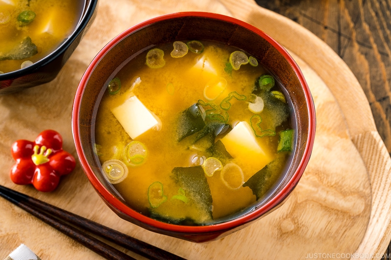 Classic Miso Soup with Tofu