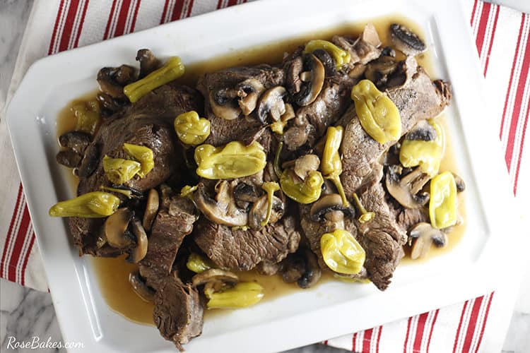 Mississippi Roast with Mushrooms