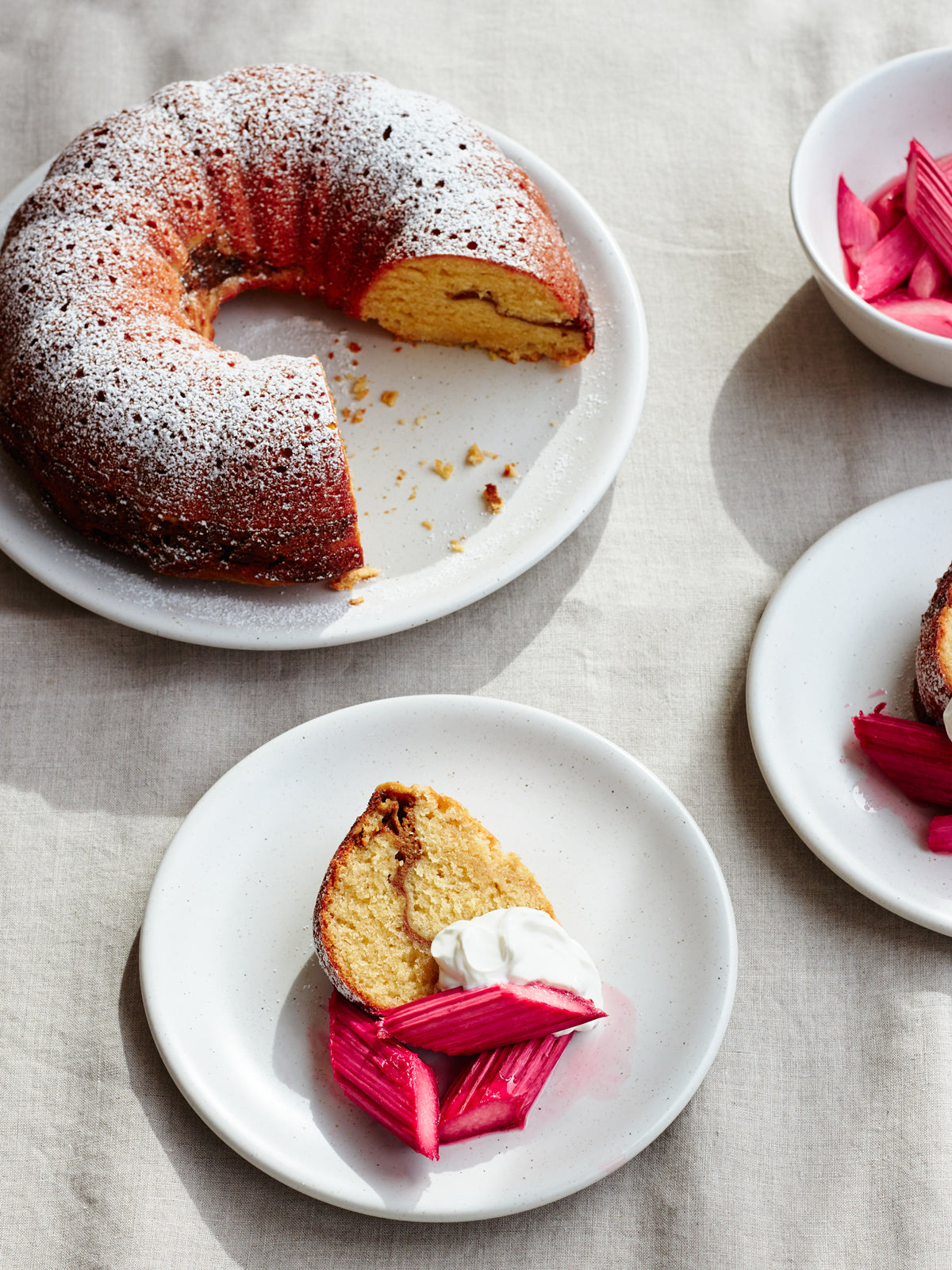 Almond Custard Bundt Cake