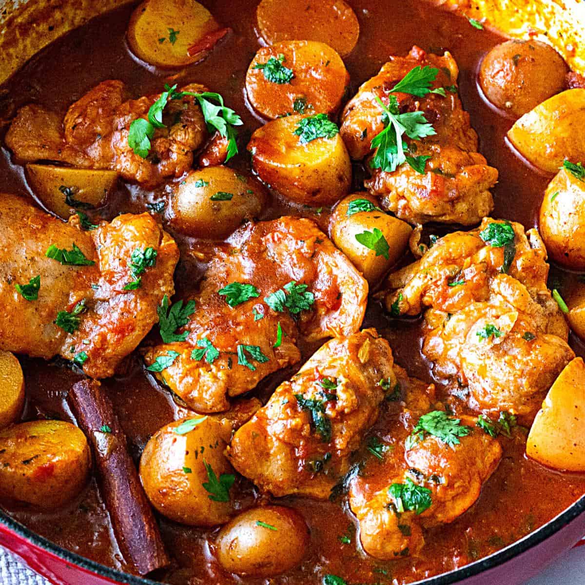 Moroccan Spiced Chicken and Potatoes