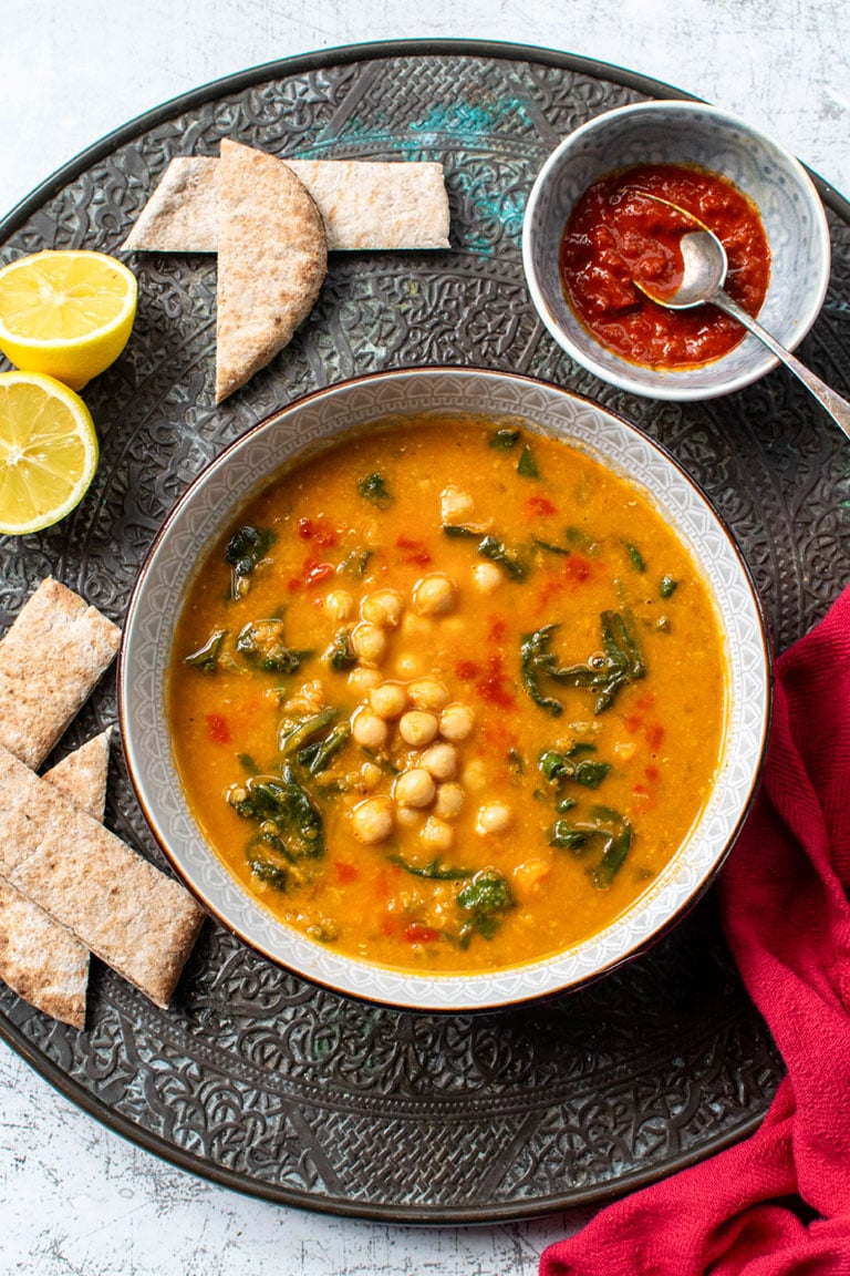 Moroccan Chickpea Soup