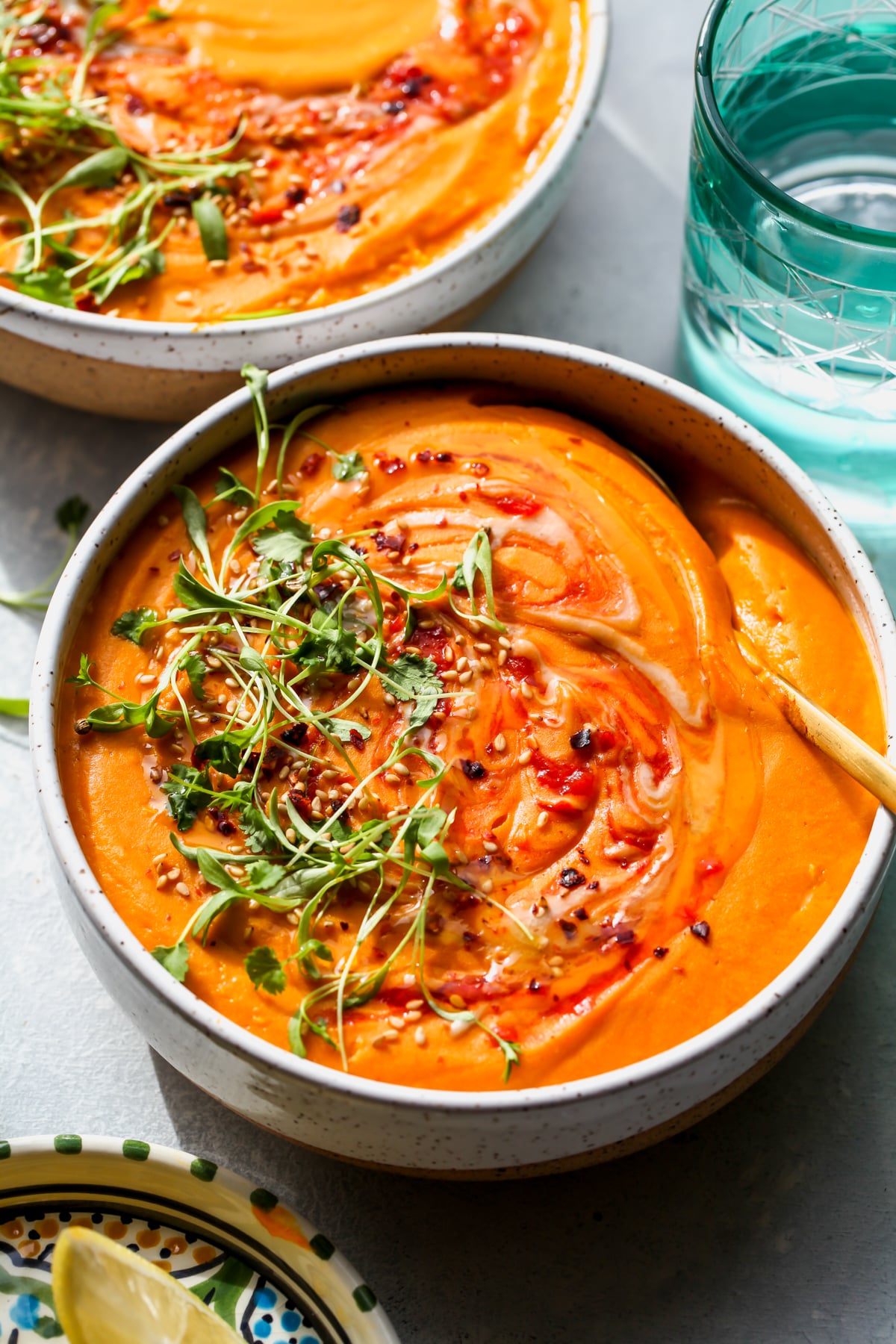 Moroccan Lentil and Carrot Soup