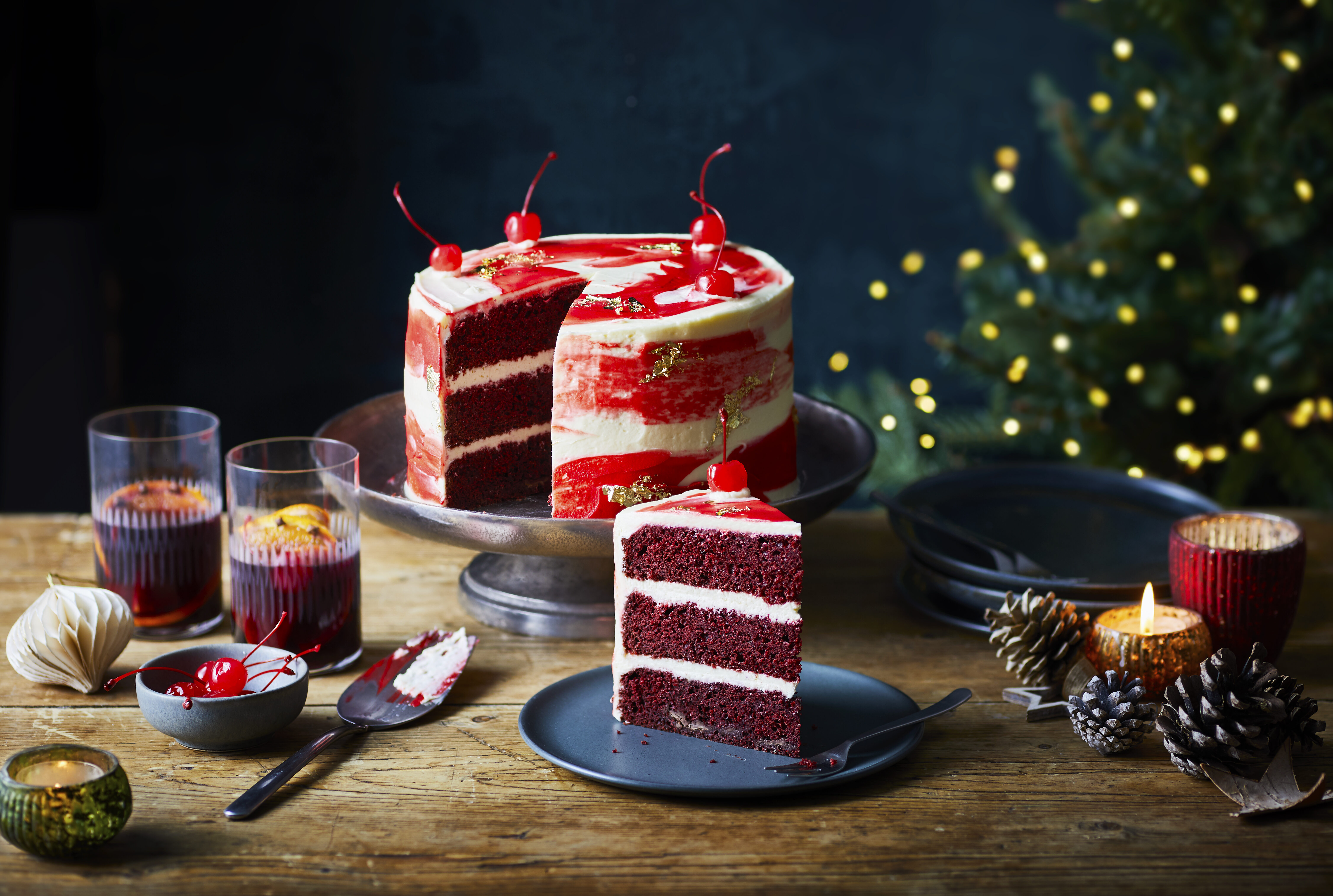 Red Wine Velvet Cake