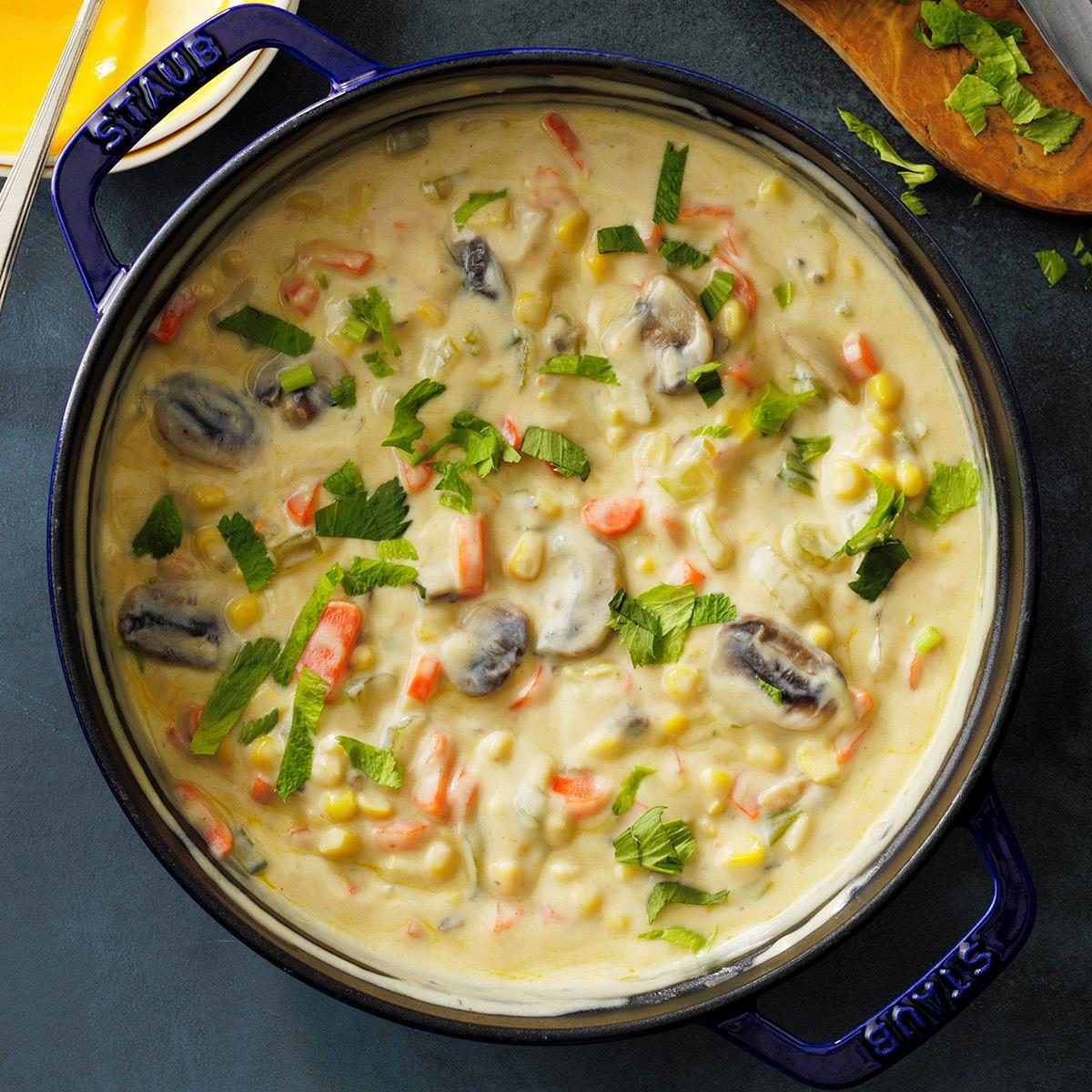 Corn and Mushroom Chowder