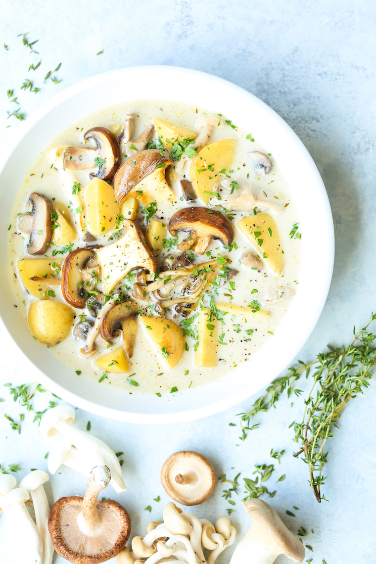 Mushroom and Potato Chowder