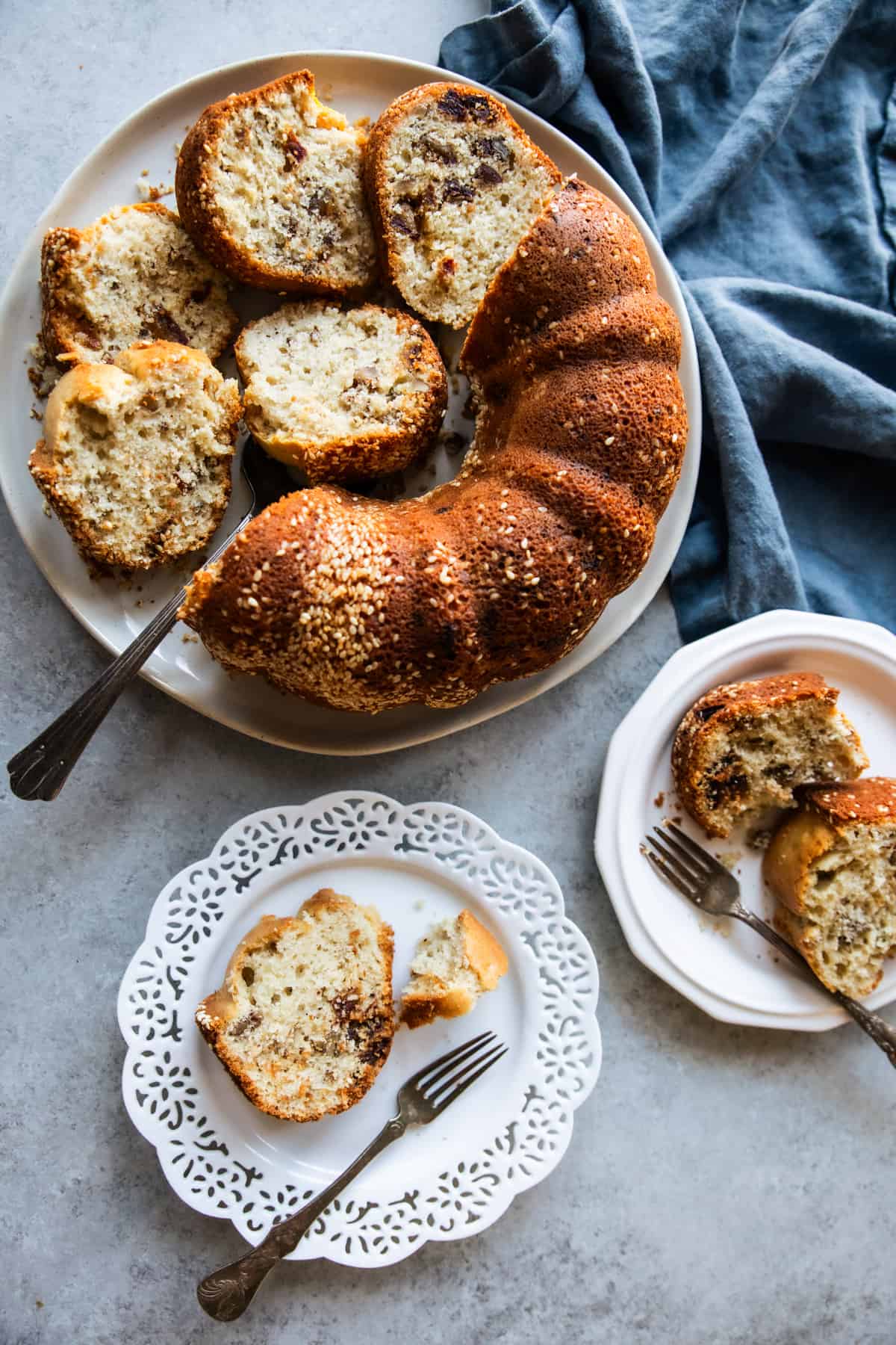 Tahini Date Mini Bundts