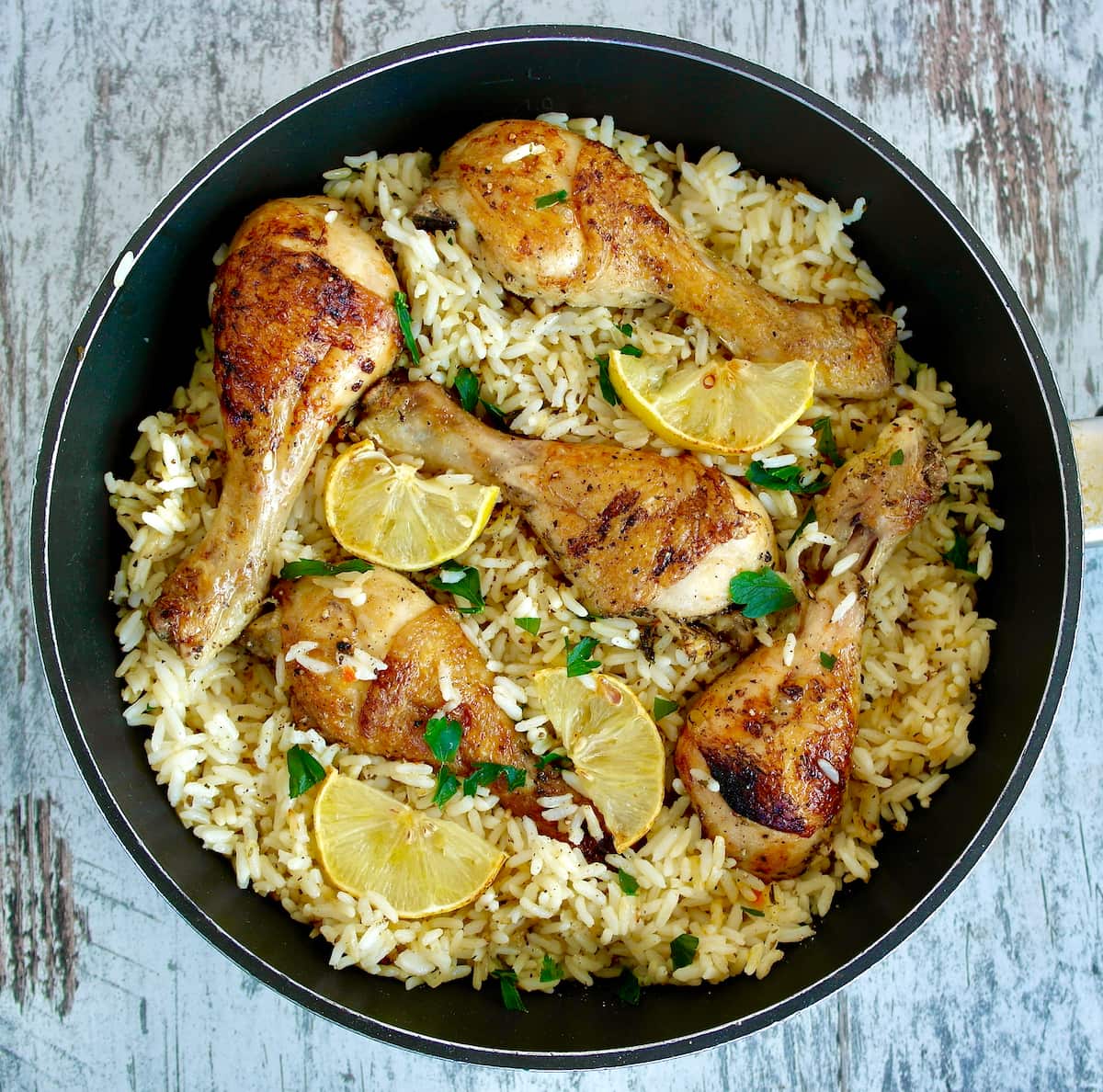 Mediterranean Chicken Rice Pilaf