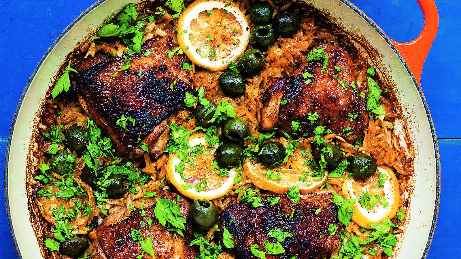 Smoked Paprika Chicken Orzo