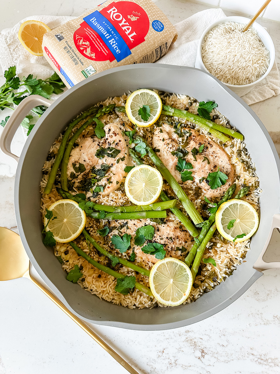 Chicken Piccata Style Rice
